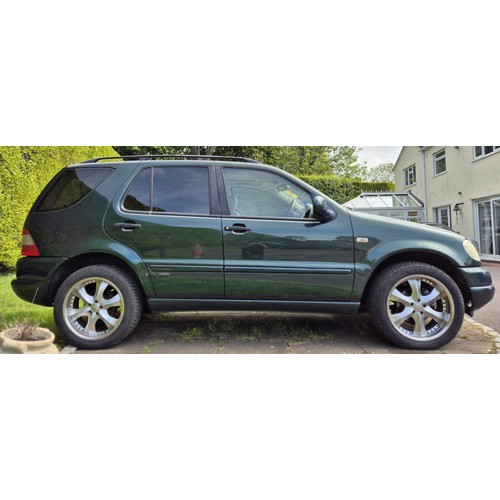 5 - Make: Mercedes
Model: AMG ML320
Registration: NCO 476 (cherished plate)
Colour: Green
Manufactured: ... 