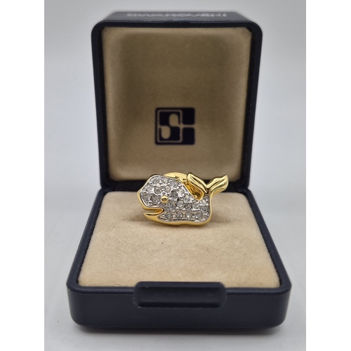 7077 - A collection of four pieces of Swarovski jewellery,  including three presentation-boxed. All appear ... 