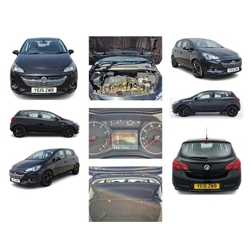 2 - Make: Vauxhall
Model: Corsa SRi Ecoflex
Registration: YE15 ZWB
Colour: Black
Manufactured: 2015
Firs... 