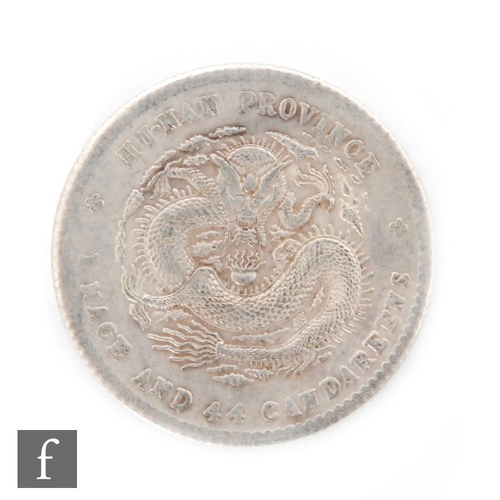 521 - China - A collection of fifty seven twenty cent silver and nickel provincial Chinese coins,also vari... 