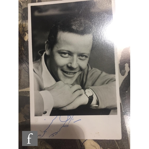 228 - A collection of various 1960s autographs, each on various newspaper cuttings, promotional cards and ... 