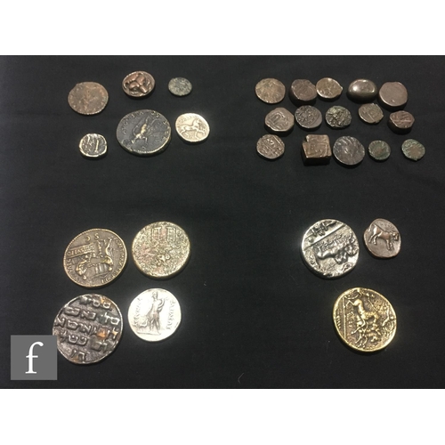 502 - Islamic- Various bronze dynasties and assorted replica Greek coins (qty)