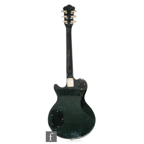 187 - A 1978 Japanese Ibanez Performer PF230 electric guitar, three pick model, in midnight olive green, o... 