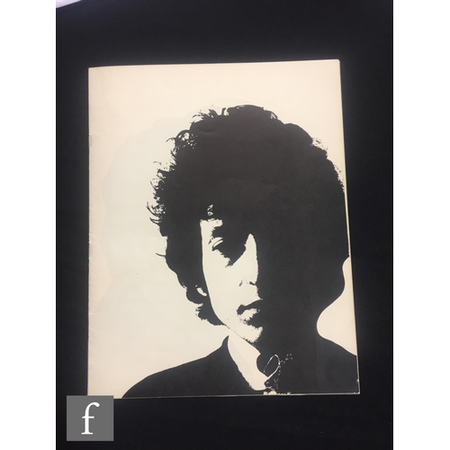 217 - A Tito Burns presents signed Bob Dylan '66 (Highway Revisited) tour programme, the black and white p... 