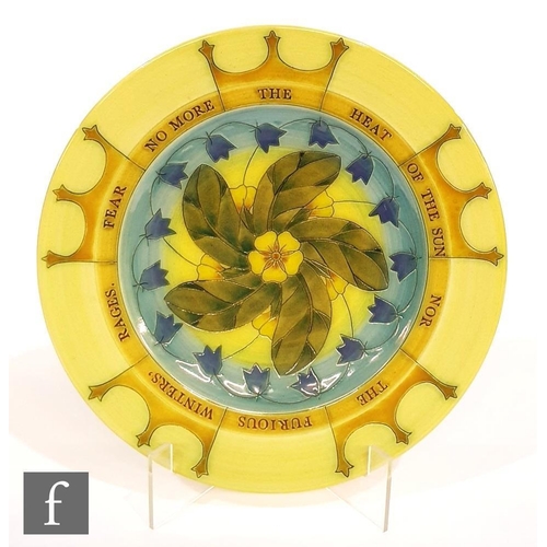 104 - A later 20th Century Dennis China Works Imogen plate commissioned by B. Thornton and designed by Sal... 