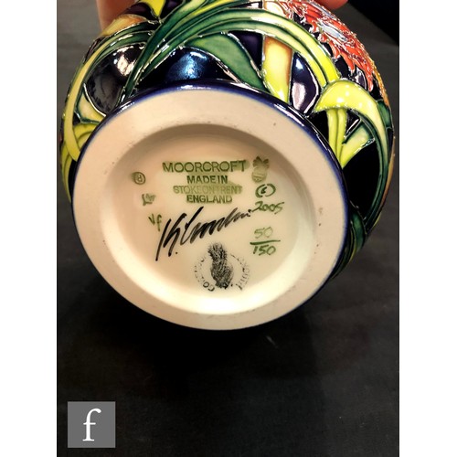 43 - A Moorcroft Pottery vase of baluster form decorated in the Pineapple pattern designed by Kerry Goodw... 