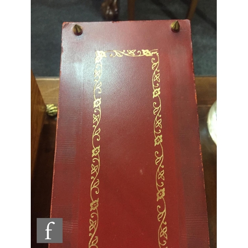 954 - A late 20th Century Dent inclined plane mantle clock, the inscribed centre bordered by a silvered ch... 