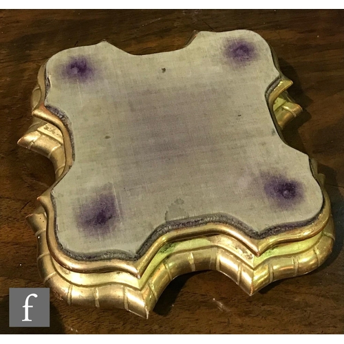 927 - A late 19th Century French ormolu and champleve enamel clock garniture, the four sided glass panel c... 