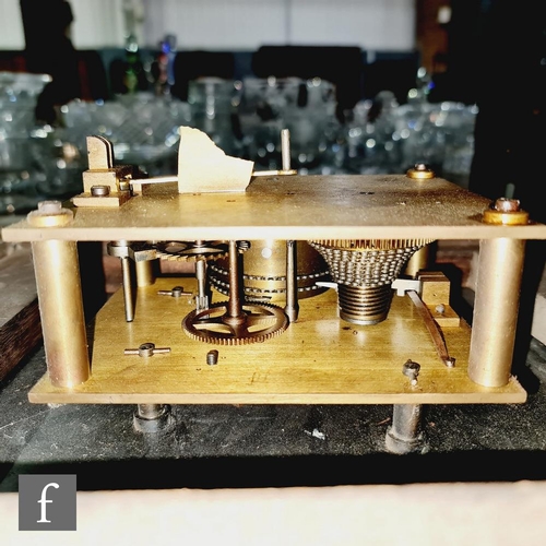 662 - An RAF operations room sector wall clock, the single-fusee movement stamped to the backplate 17037, ... 