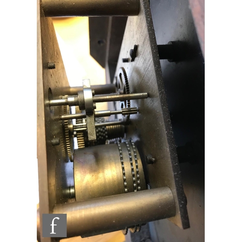 662 - An RAF operations room sector wall clock, the single-fusee movement stamped to the backplate 17037, ... 