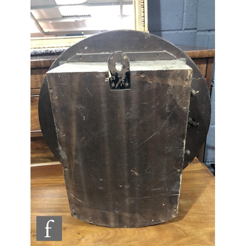 662 - An RAF operations room sector wall clock, the single-fusee movement stamped to the backplate 17037, ... 