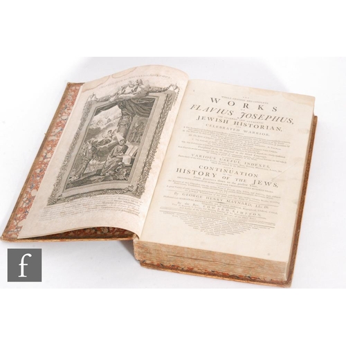 761 - 'Works of Flavius Josephus on the history of the Jews' by George Henry Maynard, folio, S/D.