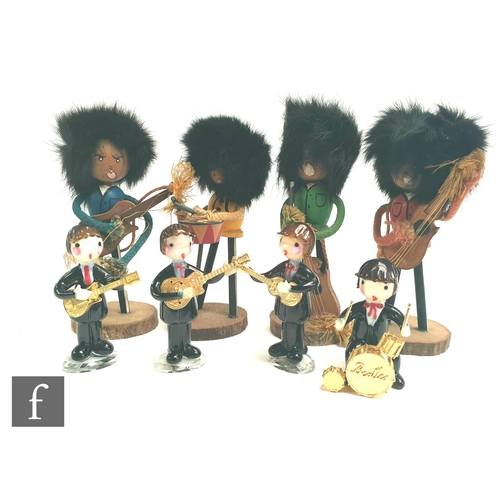 765 - A small group of Beatles original collectables, to include a set of 1964 Nems Enterprises rubber fig... 