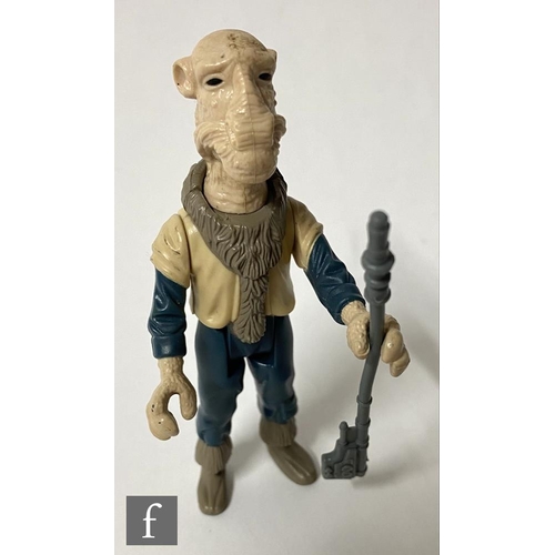 1116 - A Kenner Star Wars 3 3/4 inch Yak Face action figure, one of the last seventeen, with Skiff Guard Ba... 