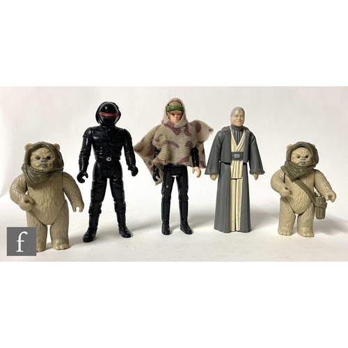 1120 - Five Kenner Star Wars 3 3/4 inch last seventeen action figures, Imperial Gunner, Anakin Skywalker, L... 