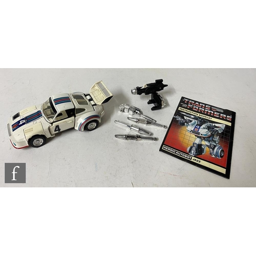 1123 - A Hasbro Transformers G1 Autobot Jazz, Cookie Crisp variant with Martini and Porsche logos omitted f... 