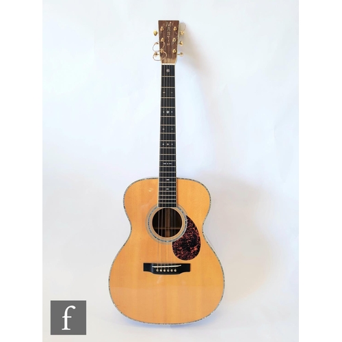 714 - A 2004 Martin & Co. OM-41 Special acoustic guitar,  serial no. 1066**07 (2004/2005), the top Sol... 