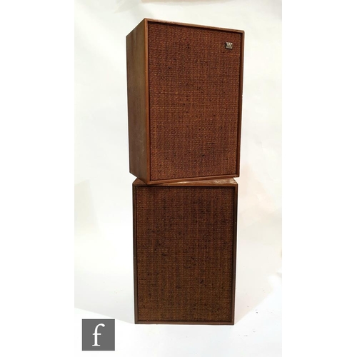 710 - A pair of vintage 1970s Wharfedale Melton 2 speakers, serial number to one 53603, height 54cm. (2)