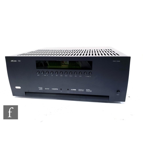 723 - An Arcam AVR 450 power amplifier AV receiver, serial no. FV45R01059, with original packaging, remote... 