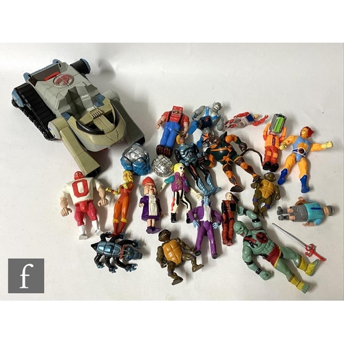 1138 - A collection of 1980s and 1990s action figures, to include LJN Thundercats including the Thundertank... 