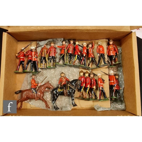 1089 - A collection of Britains hollowcast Canadian toy soldiers comprising set 1633 Princess Patricia's Ca... 