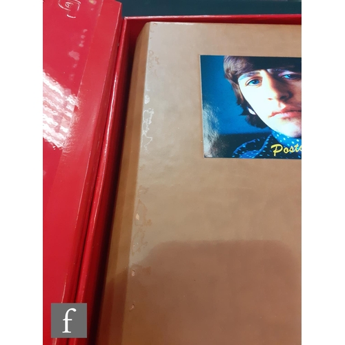 748 - A limited edition Beatles 'Postcards from the boys', Genesis Publications, the metal red post box ca... 