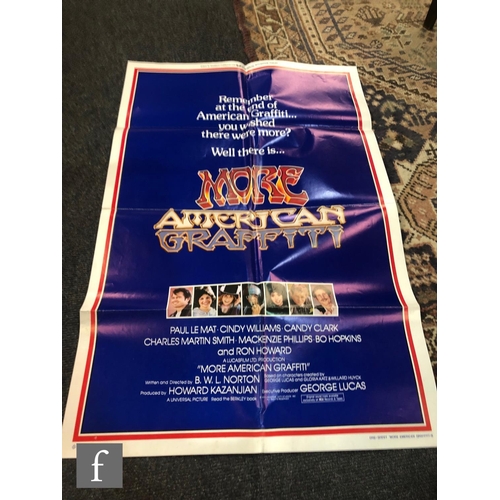 804 - A collection of original movie posters, to include Rocky Horror picture show quad, Batman Returns qu... 