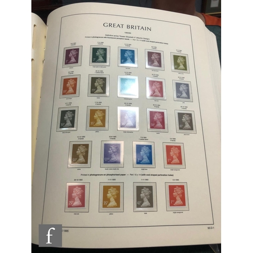 1519 - An extensive world stamp collection to include five albums of post 2000 GB stamps, also stamp bookle... 