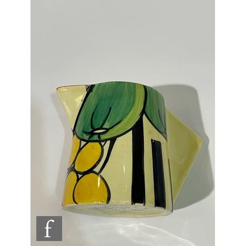 418 - Clarice Cliff - Apples - A conical shaped coffee set circa 1931, comprising coffee pot, cream, sugar... 