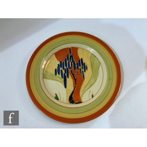 277 - Clarice Cliff - Windbells - A Stamford shape early morning breakfast tea service circa 1933, compris... 