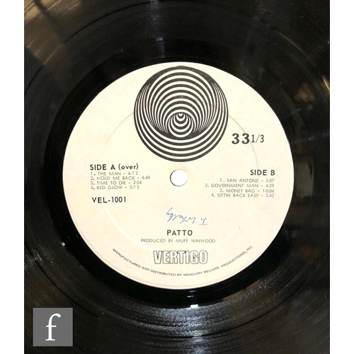 66 - Patto - Self Titled LP, Vertigo VEL-1001, 1971, stereo.