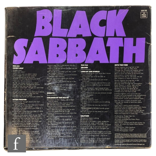 83 - Black Sabbath - Master Of Reality, Vertigo 6350 050, box cover, swirl label, without poster.