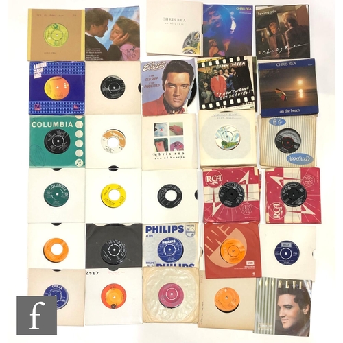 86 - Various genres - A collection of 7 inch singles, artists to include Elvis Presley, The Everley Broth... 