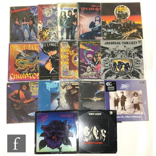 100 - Thin Lizzy - A collection of seventeen LPs, to include Life Live VERD 6, The Boys Are Back In Town C... 