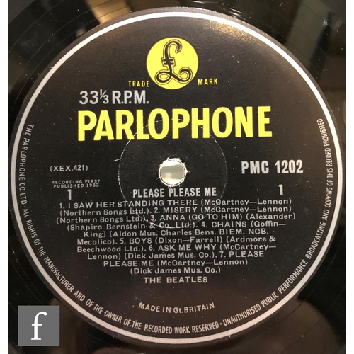 97 - The Beatles - Please Please Me, third pressing, PMC 1202, mono, Ernest J. Day Ltd sleeve.