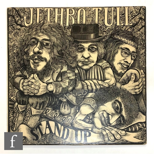 126 - Jethro Tull - Signed LP, Stand Up ILPS 9103, stereo, indistinctly signed with three signatures to th... 