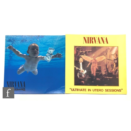 130 - Nirvana - Ultimate In Utero Sessions LP, unofficial release, yellow vinyl, PUB-SOP2, and Nevermind R... 