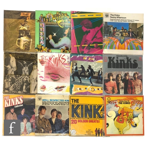 143 - The Kinks - A collection of LPs, to include Sunny Afternoon, mono, MAL 716, Arthur NSPL 18317, stere... 