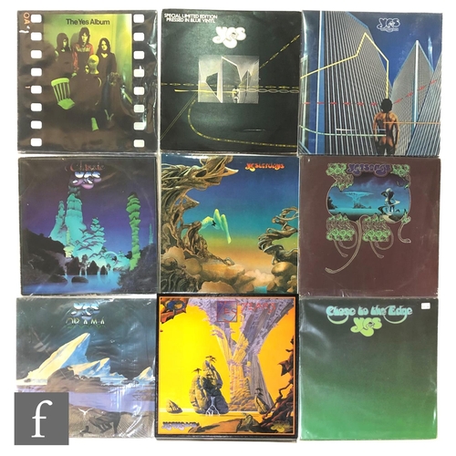 146 - Yes - A collection of LPs, to include The Yes Album K40106, Special Edition blue vinyl Wonderous Sto... 