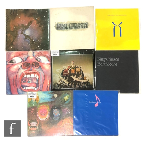 141 - King Crimson  - A collection of LPs to include In The Court Of The Crimson King Polydor – 2302-057 (... 