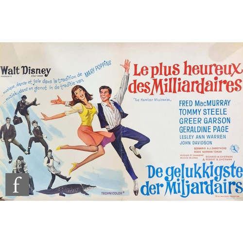 163 - A collection of French and Belgian film posters, dates ranging 1940s - 1980s, titles include That Ha... 