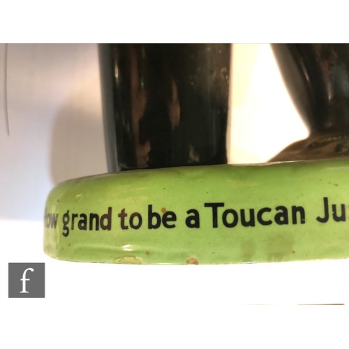 167 - A pair of Carltonware Guinness Advertising Lamps bases, 'How Grand to be a Toucan just think what To... 