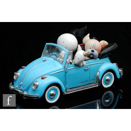 1200 - AMENDED DESCRIPTION - Doug Hyde (born 1972) - 'Sunday Driver', cold cast porcelain sculpture, signed... 