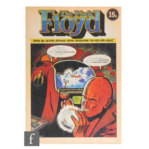 61 - An original 1974/75 Pink Floyd, Dark Side Of The Moon British tour 'Comic book' programme.Provenance... 