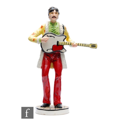 63 - A later 20th Century Lorna Bailey Studio Designs model of John Lennon, numbered 63 from a limited ed... 