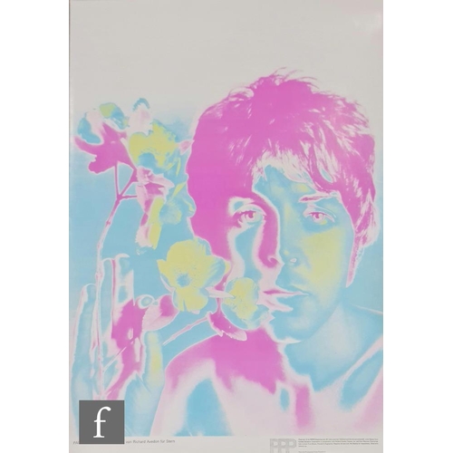 127 - A collection of posters, to include a 1989 Pink Floyd in Moscow concert poster, 59.5cm x 43cm, Paul ... 