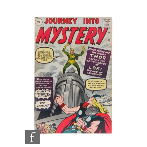 184 - A Marvel Journey Into Mystery #85, August 1962, first appearance of Loki, British pence copy.