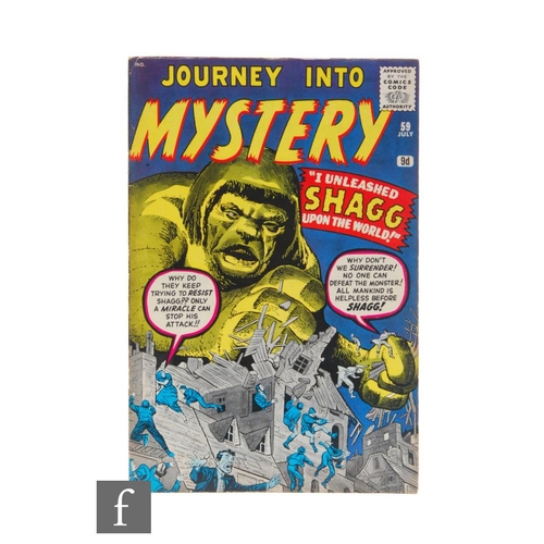 185 - A Marvel Journey Into Mystery #59, July 1960, British pence copy.