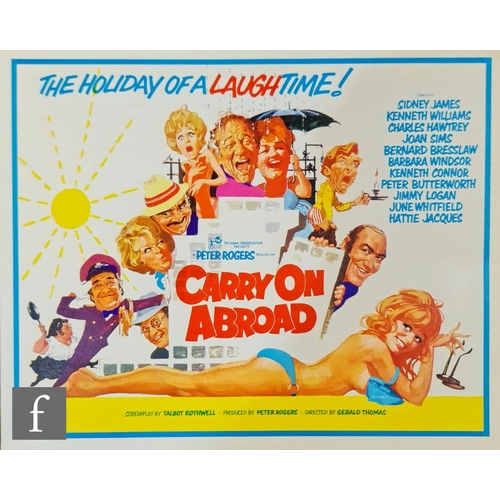 173 - A collection of Carry On lobby cards, to include Carry On England, Carry On Dick, Carry On Round The... 