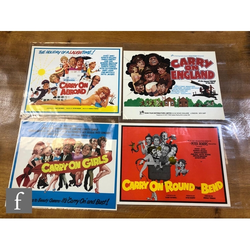 173 - A collection of Carry On lobby cards, to include Carry On England, Carry On Dick, Carry On Round The... 